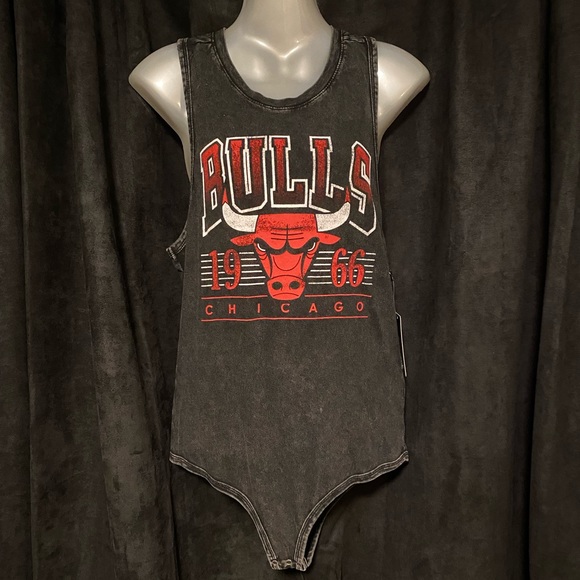 NBA Tops - Chicago Bulls NBA official licensed tank body suit. Size M.